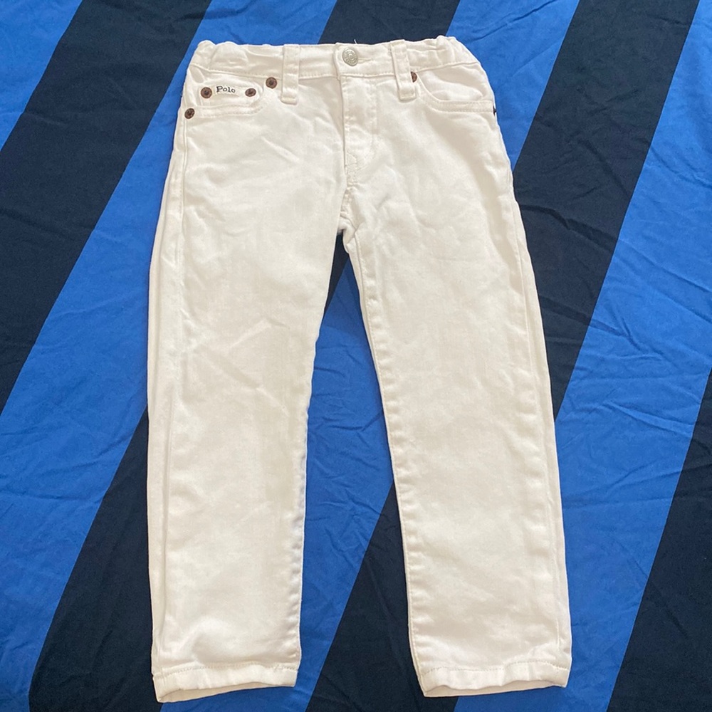 POLO 3T Boys White Jeans